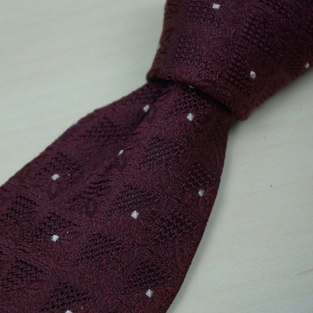 Herbert Johnson Burlington St. London garnet tie